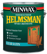 Minwax Helmsman 13205000 Spar Urethane Paint, Satin, Liquid, 1 gal, Pail